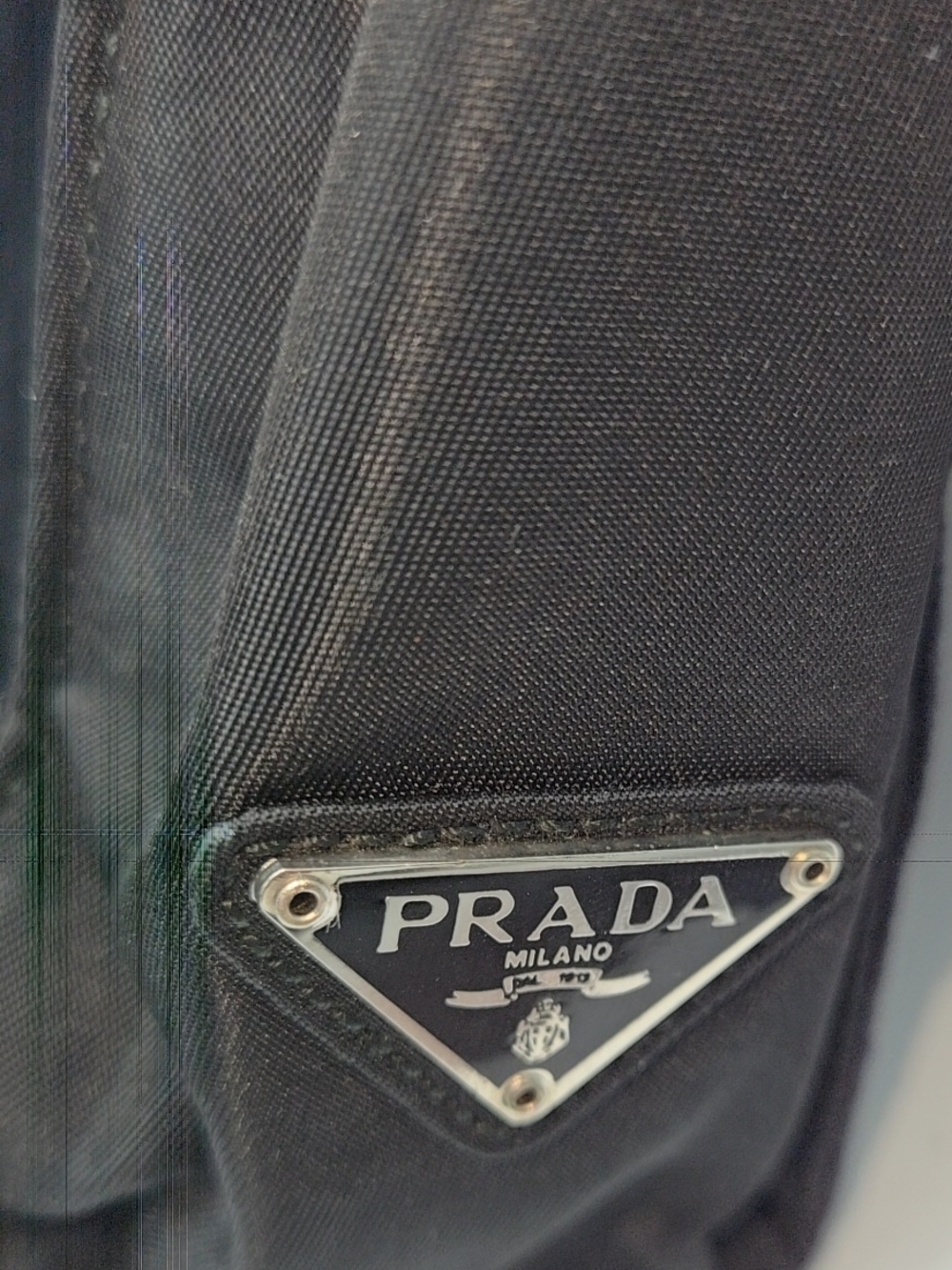 Prada Black Velvet Cutout Handle Tote - Picture 7 of 12